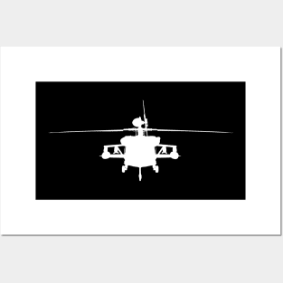 Military Helicopter in the air design Posters and Art